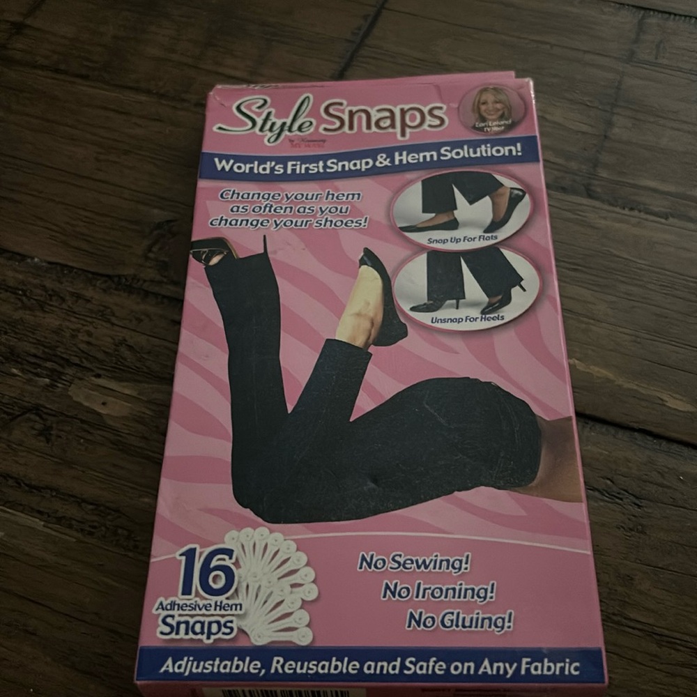 Style snaps quick hem solution new never used